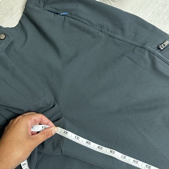 Title Nine Genie Pants Cargo Hiking Outdoor Camping Women 14 Soft Shell Gray - Picture 12 of 12